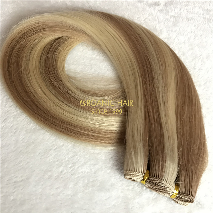 Best piano color human hand tied weft X94